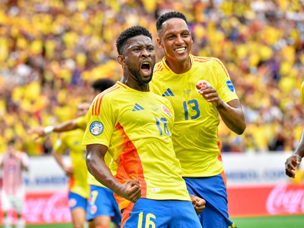 Colombia đã có vé nhưng vẫn phải đá hết mình để giữ ngôi đầu bảng D. Ảnh: Copa America