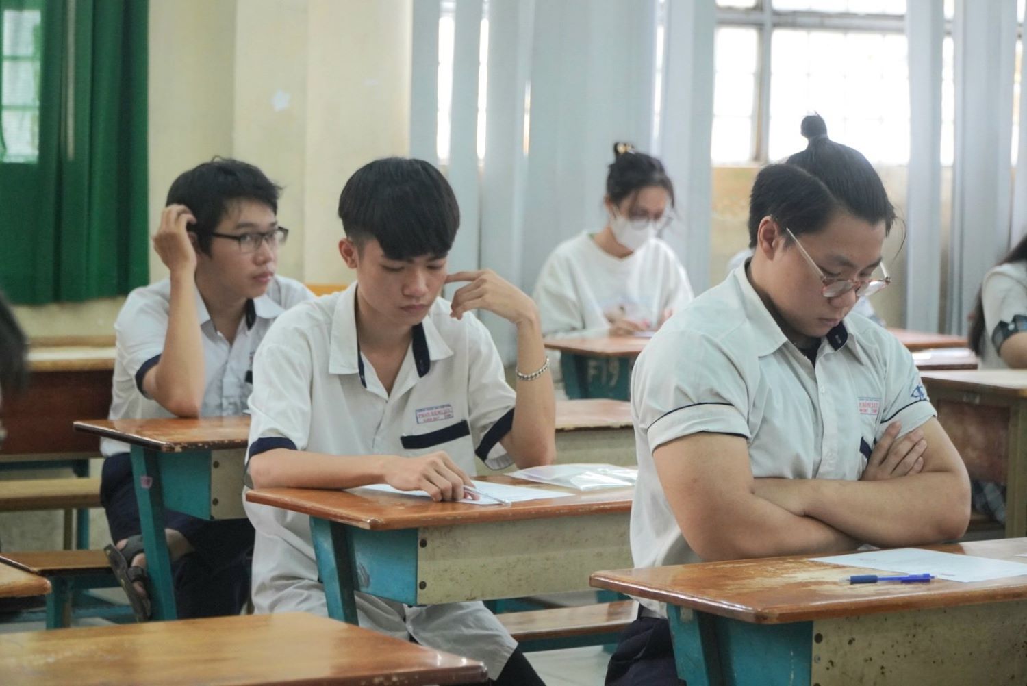 Thí sinh dự thi tốt nghiệp THPT năm 2024. Ảnh: Chân Phúc