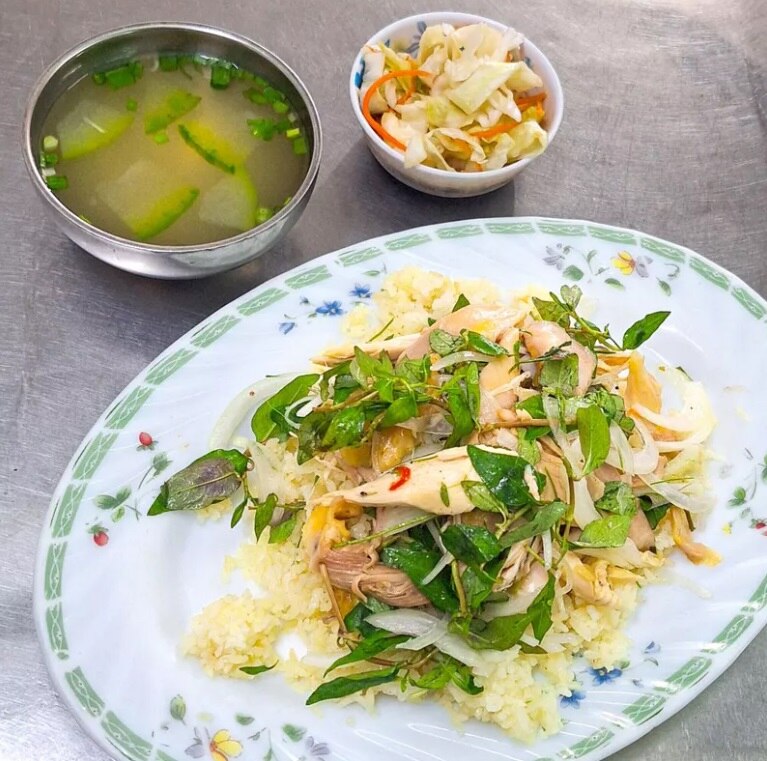 Chicken rice dish