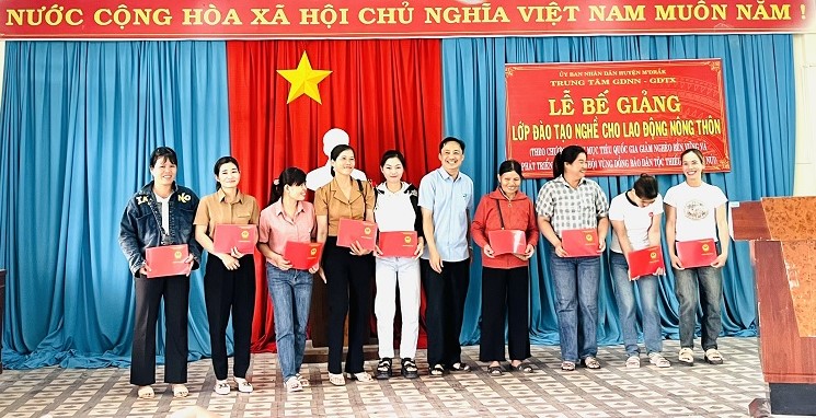 Các học viên tốt nghiệp đa phần đều có tay nghề tốt, có thể tìm kiếm việc làm sau này. Ảnh: Bảo Trung