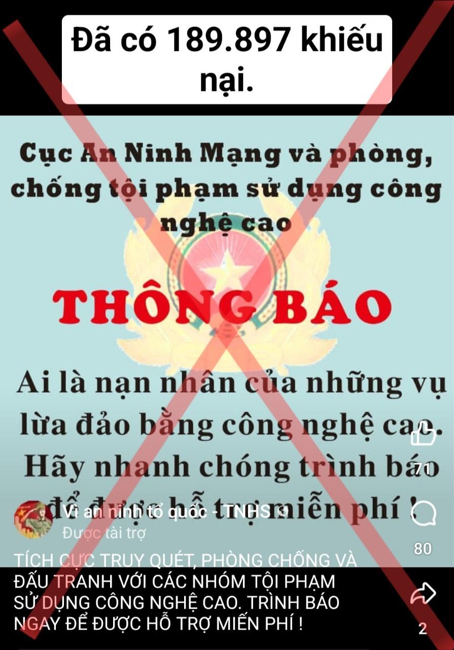 Trên mạng xã rội rất nhiều quảng cáo hỗ trợ miễn phí khi bị lừa đảo. Ảnh chụp màn hình