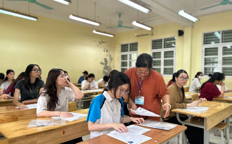 Lương giáo viên THPT tăng cao sau khi tăng lương cơ sở từ 1.7.2024. Ảnh: Trang Hà