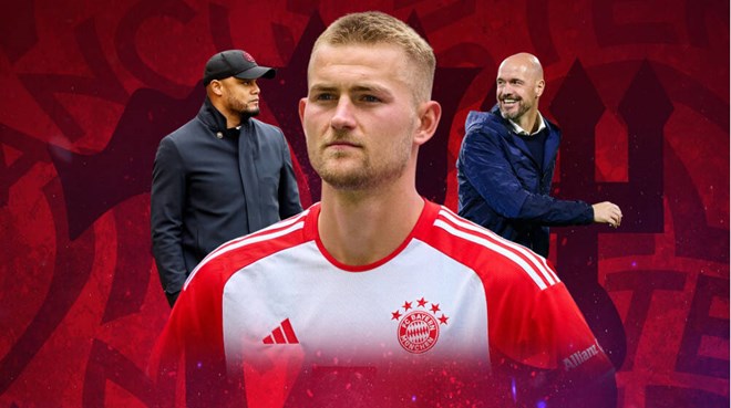 Matthijs de Ligt đang muốn làm rõ tương lai với tân thuyền trưởng Vicent Kompany rồi mới quyết định có dứt áo ra đi hay không. Ảnh: Transfermarkt