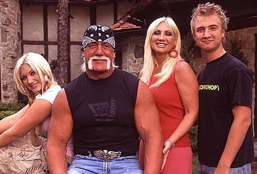 Hulk Hogan's old family. Photo: Rex Features