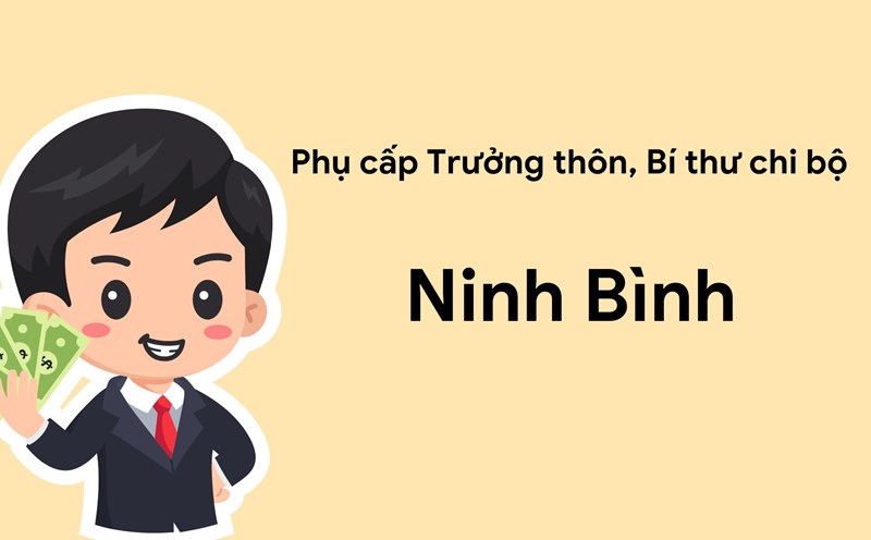 Phụ cấp Trưởng thôn, Bí thư chi bộ ở Ninh Bình.