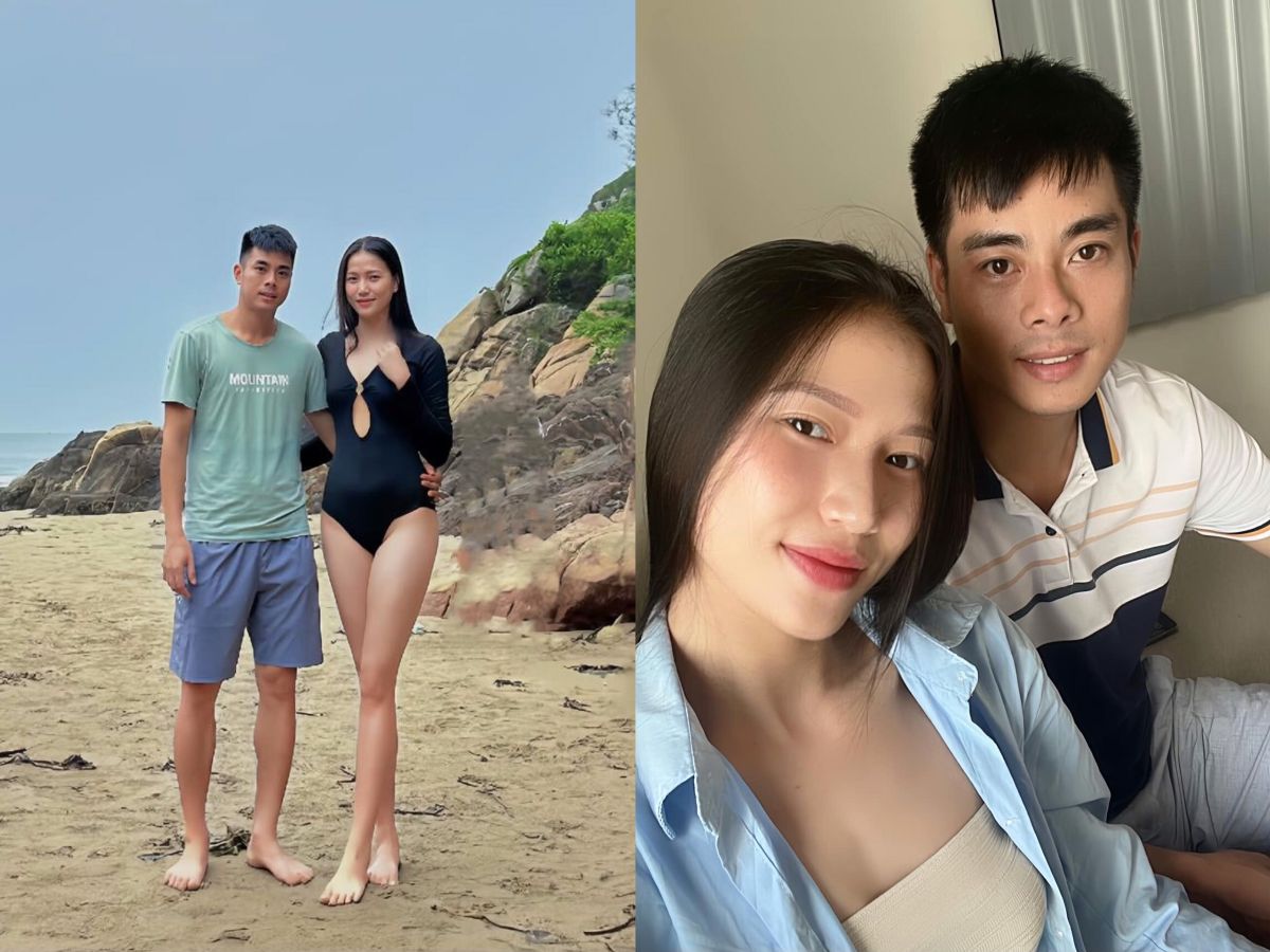 Phụ công Lữ Thị Phương luôn có sự đồng hành của bạn trai trong công việc và cuộc sống. Ảnh: FBNV