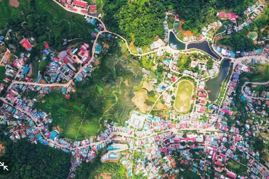 Thanh tra chỉ rõ, huyện Bắc Yên đã nghiệm thu thanh toán một số hạng mục công việc ở 6 dự án, công trình chưa đúng với tổng giá trị. Ảnh khu vực trung tâm huyện Bắc Yên: CTV.