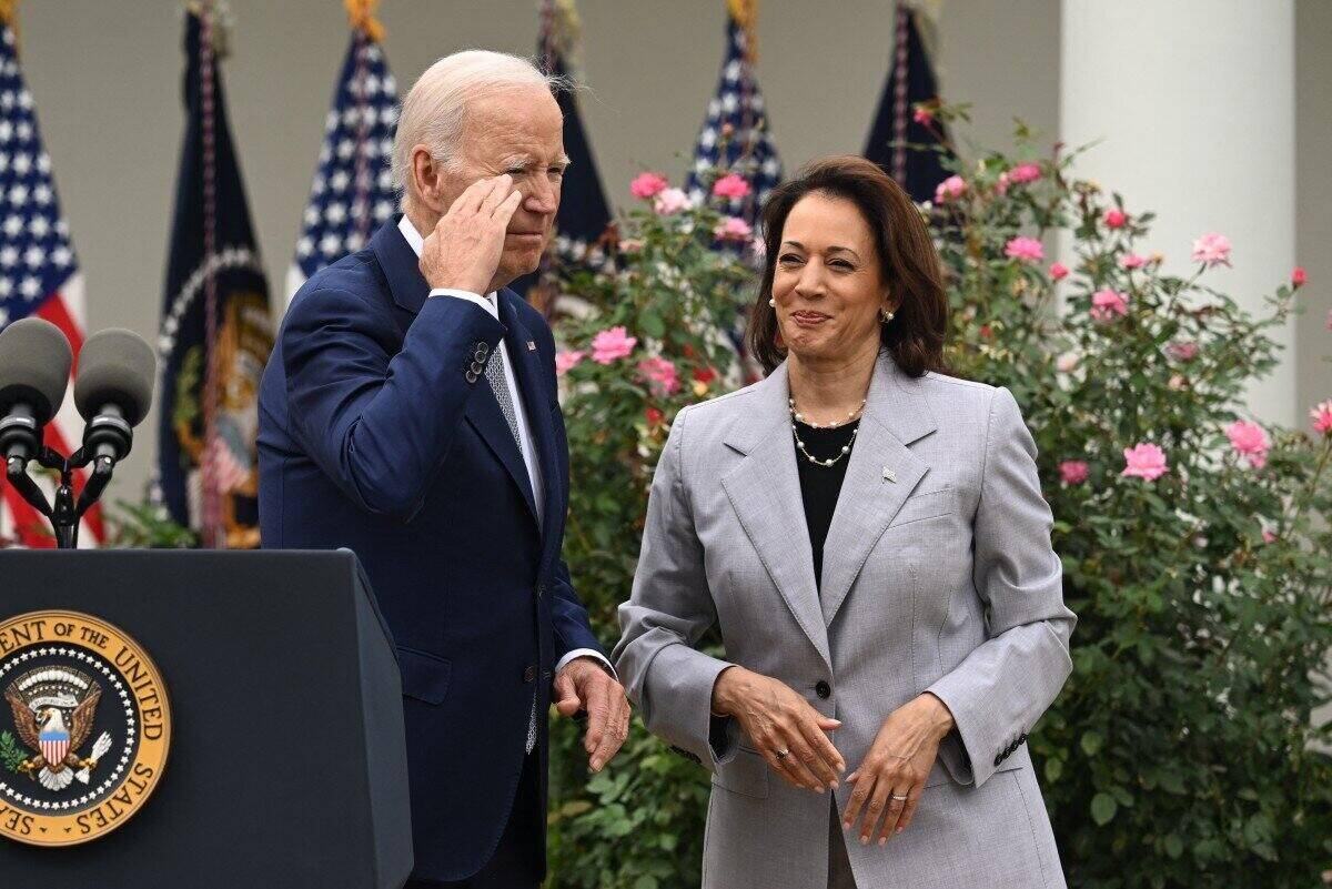 Tổng thống Mỹ Joe Biden và Phó Tổng thống Kamala Harris. Ảnh: AFP