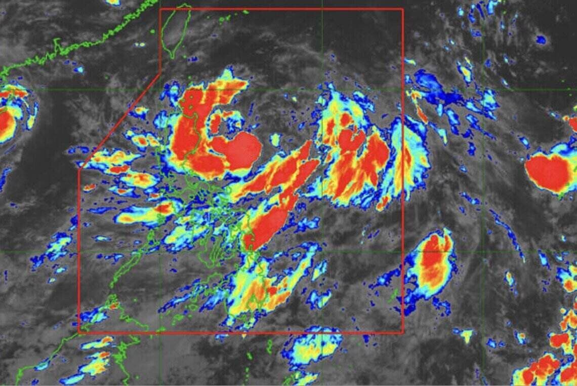 Bão gần Biển Đông Gaemi có khả năng phát triển lên bán kính 220 km. Ảnh: PAGASA 