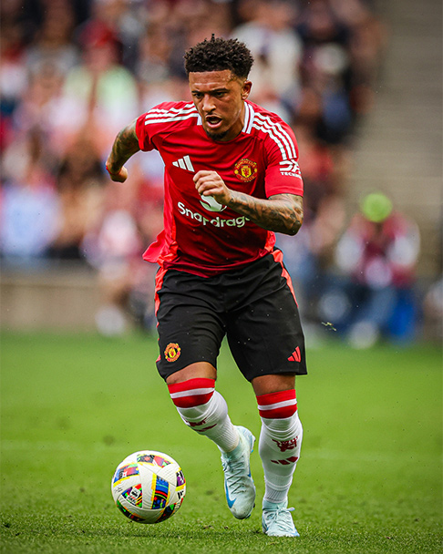 Jadon Sancho had a relatively good comeback. Photo: Manchester United