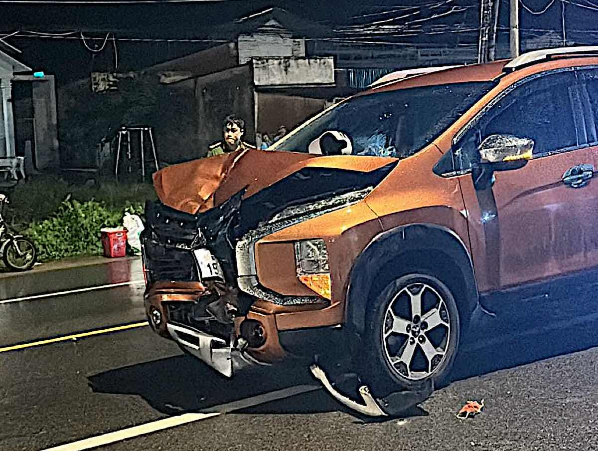 Car at the scene. Photo: NDCC