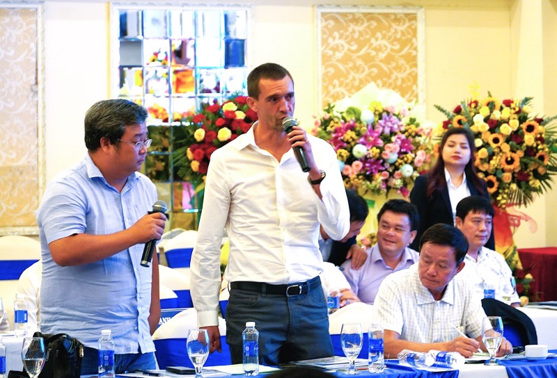 Mr. Benoit Moreau - French investor wants to invest in the yacht sector in Quang Nam. Van Toan's photo