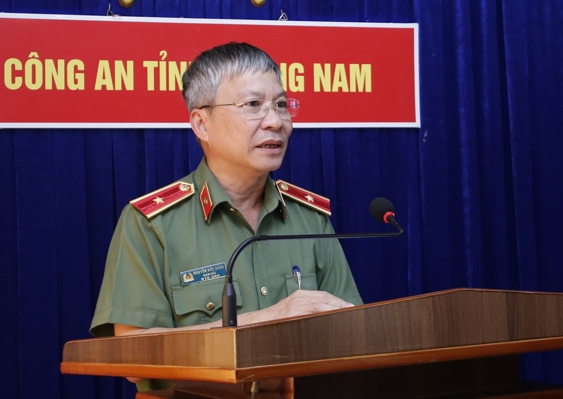 Mr. Nguyen Duc Dung - Director of Quang Nam Provincial Police was elected as Deputy Secretary of the Provincial Party Committee and introduced for election as Chairman of Quang Nam Provincial People's Council. Thanh Cong's photo