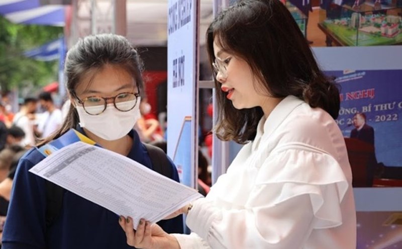 The Banking Academy has announced the admission threshold for 2024. Photo: Van Trang