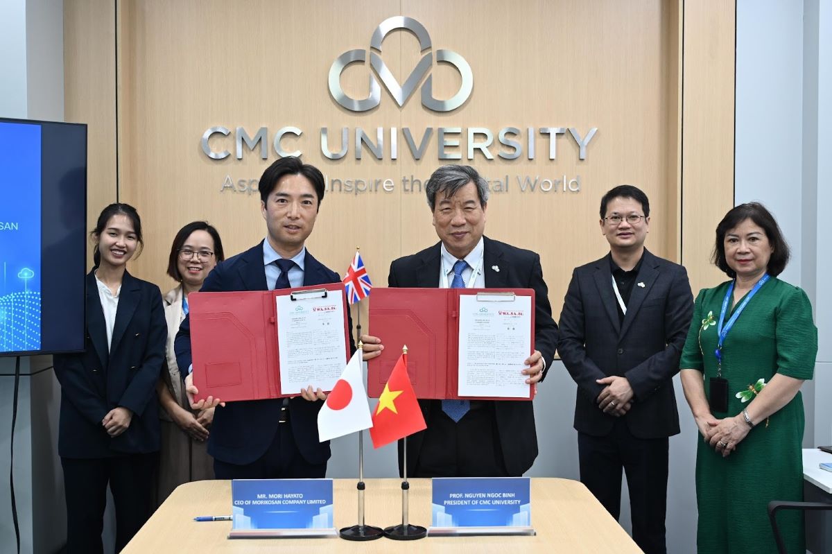 CMC University has a wide network of partners in the country and Japan. Photo: CMC