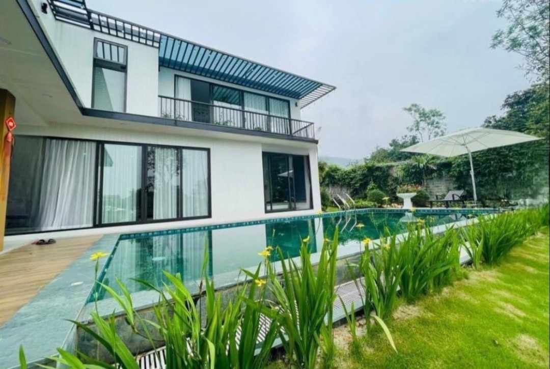 Biệt thự nghỉ dưỡng rộng 5.200 m2 đang rao bán ở huyện Sóc Sơn (Hà Nội). Ảnh: Batdongsan.com.vn