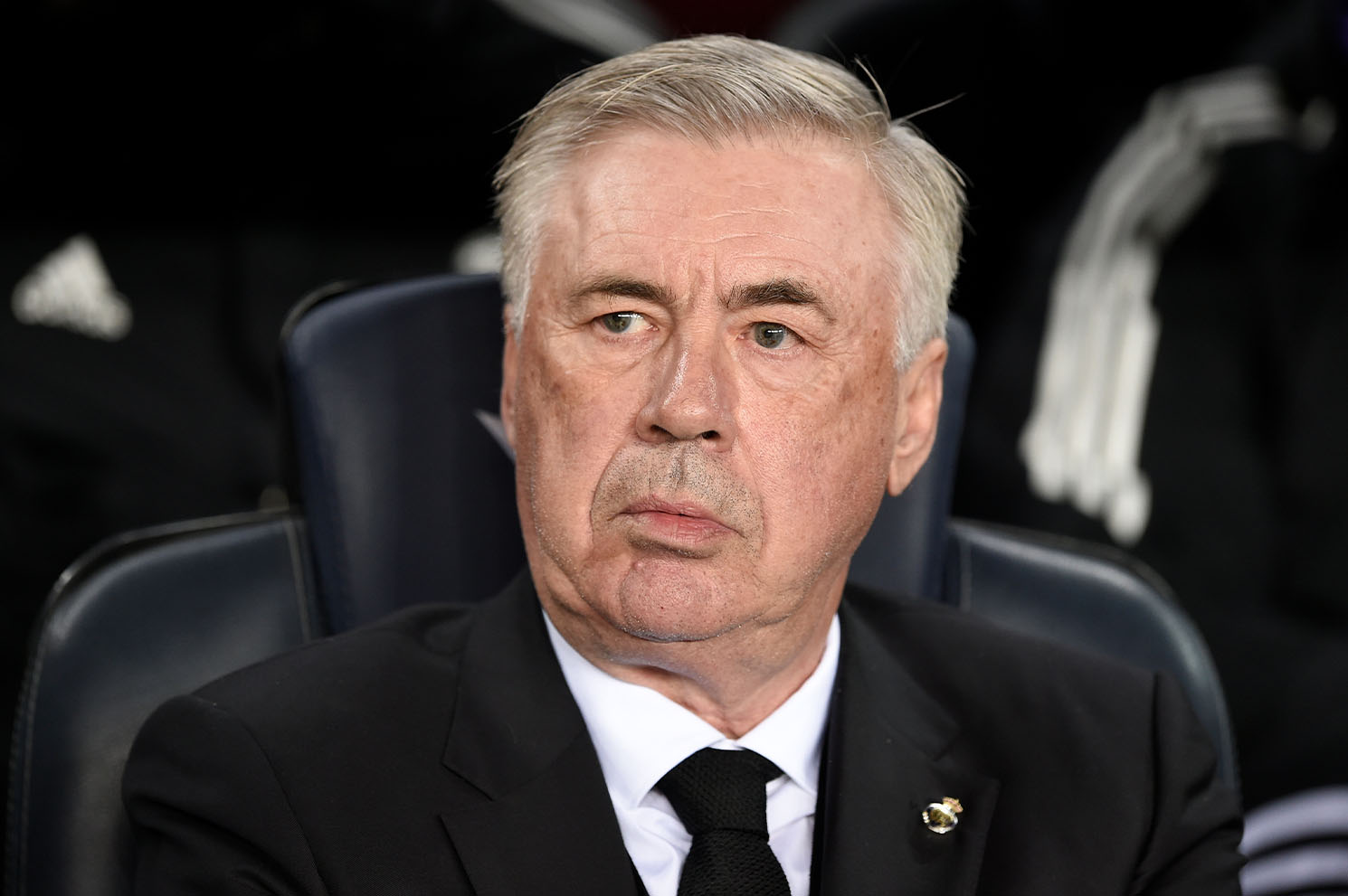 Carlo Ancelotti đang có cơn đau đầu dễ chịu khi sở hữu quá nhiều ngôi sao tấn công thượng thặng. Ảnh: AFP