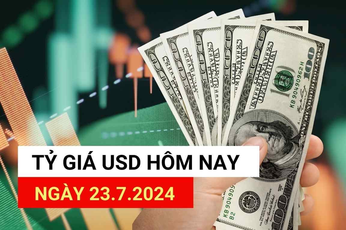 Tỷ giá ngoại tệ, tỷ giá Vietcombank, USD tự do hôm nay 24.7