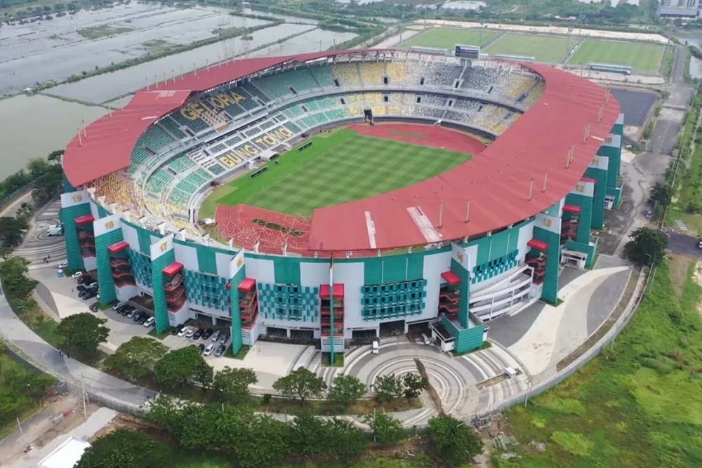 U19 Vietnam will face U19 Laos at Gelora Bung Tomo Stadium. Photo: VFF