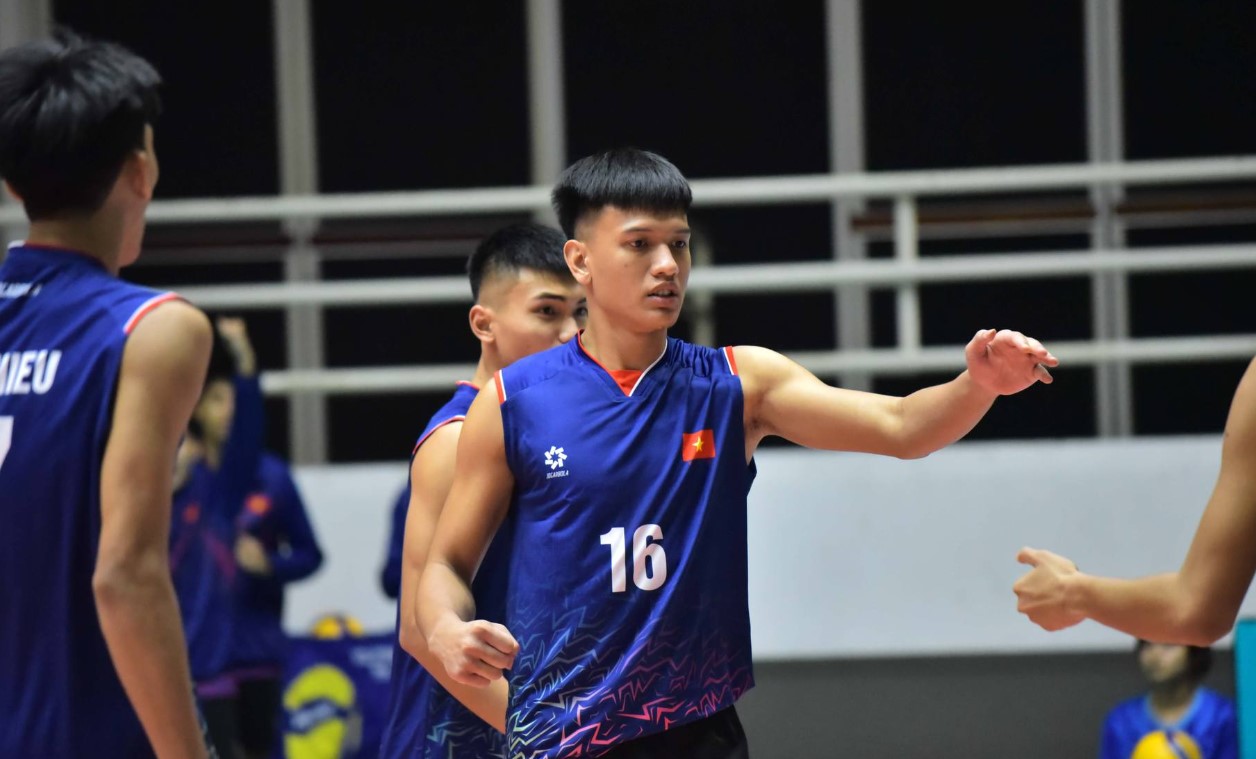 Tuyển bóng chuyền nam U20 Việt Nam gặp U20 Hàn Quốc ở trận ra quân giải vô địch U20 châu Á 2024. Ảnh: Bóng chuyền Việt Nam