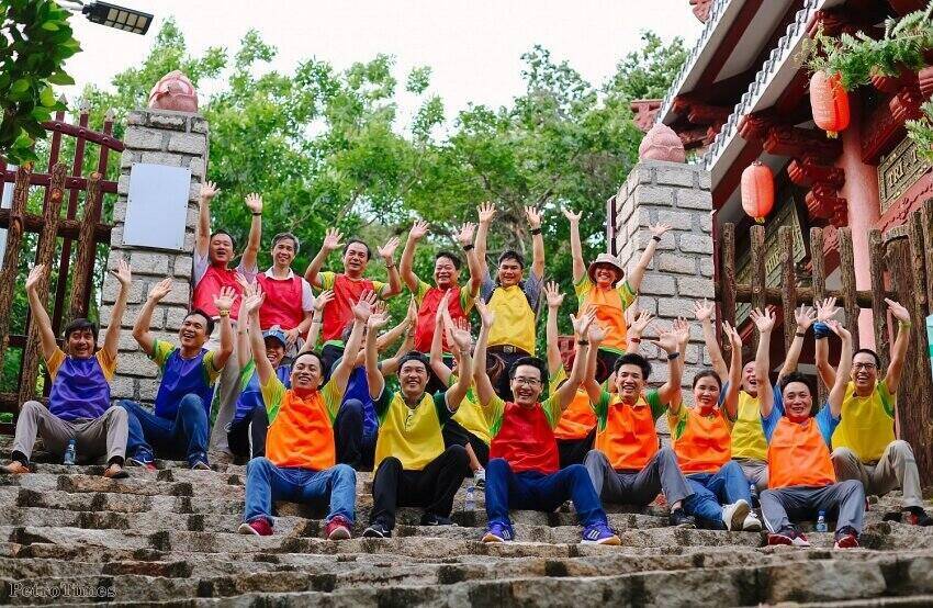 Bên cạnh các phong trào thi đua, Công đoàn cơ sở thành viên Nhà máy Đạm Phú Mỹ còn tổ chức các chương trình team building để người lao động gắn kết, chia sẻ kinh nghiệm. Ảnh: CĐCS