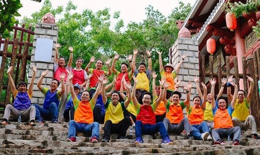Bên cạnh các phong trào thi đua, Công đoàn cơ sở thành viên Nhà máy Đạm Phú Mỹ còn tổ chức các chương trình team building để người lao động gắn kết, chia sẻ kinh nghiệm. Ảnh: CĐCS