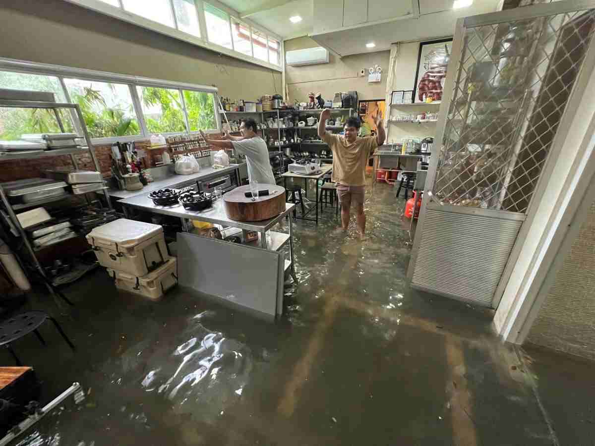 Flooding in some areas of Metro Manila due to heavy rains. Photo: Facebook/Philippine Star