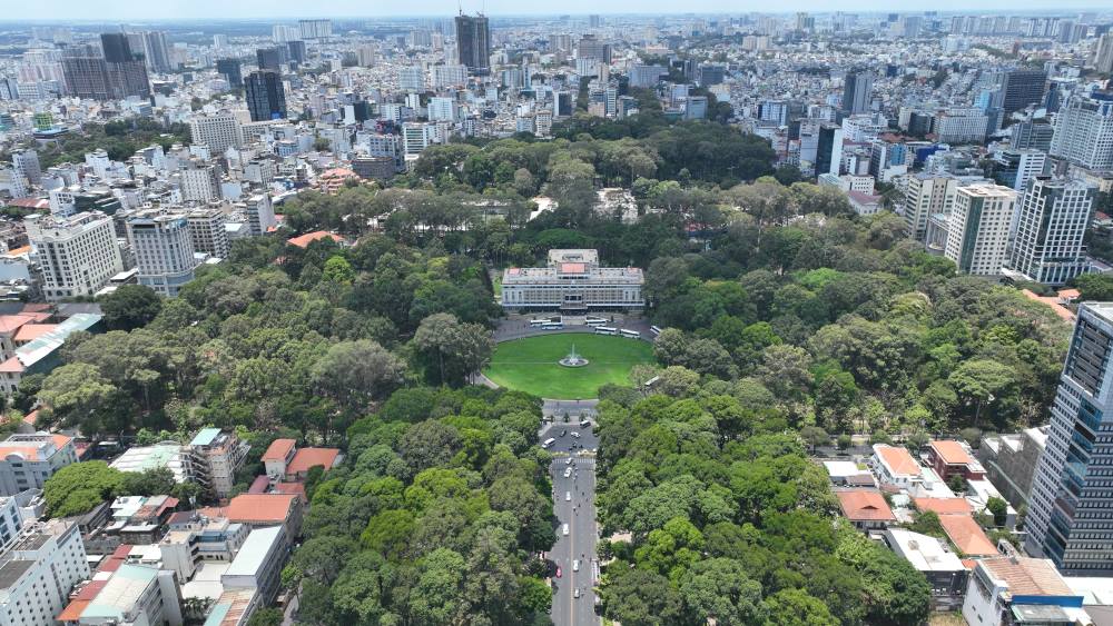 TPHCM tổ chức Lễ viếng và Lễ Truy điệu Tổng Bí thư Nguyễn Phú Trọng tại Hội trường Thống Nhất.  Ảnh: Anh Tú