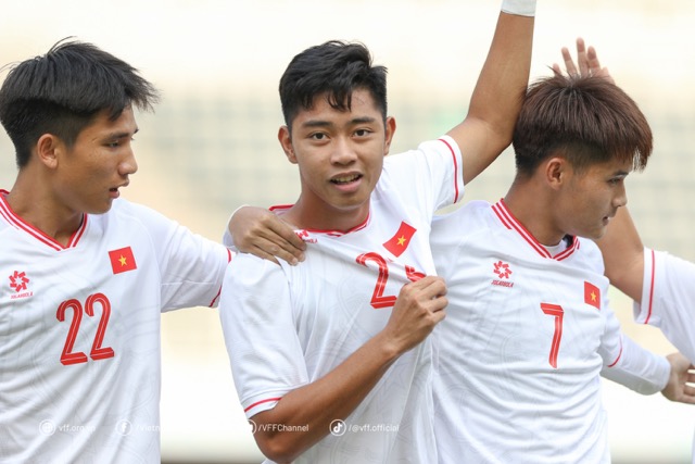 U19 Vietnam soon had the opening goal. Photo: VFF