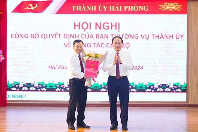 Hải Phòng điều động, bổ nhiệm nhiều lãnh đạo chủ chốt