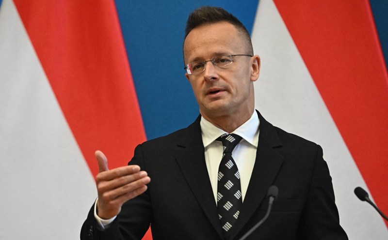 Ngoại trưởng Hungary Peter Szijjarto. Ảnh: AFP