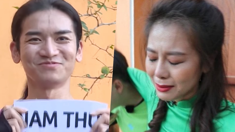 Nam Thư uất ức khi bị BB Trần phản bội. Ảnh: Cắt từ video.