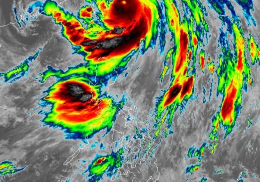 Bão số 3 Gaemi mạnh lên thành siêu bão vào sáng 24.7.2024. Ảnh: PASAGA