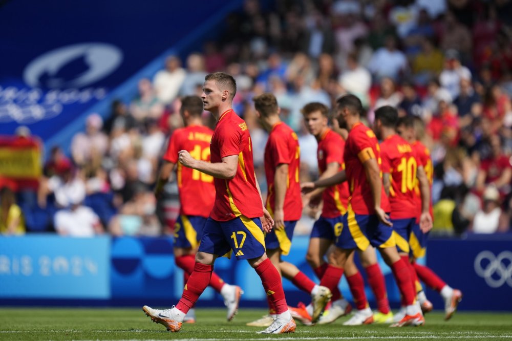 U23 Spain once again leads U23 Uzbekistan. Photo: Spanish Football Federation