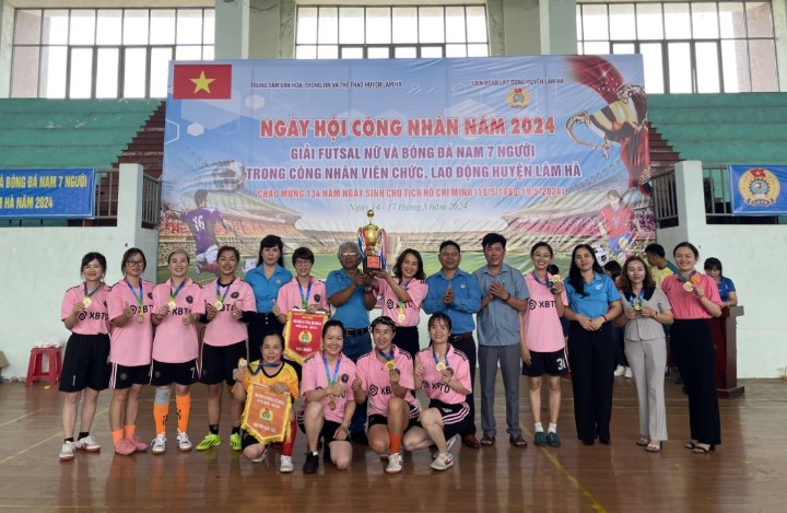 Công đoàn huyện Lâm Hà chú trọng chăm lo phúc lợi cho đoàn viên, người lao động. Ảnh: ĐỨC LÂM