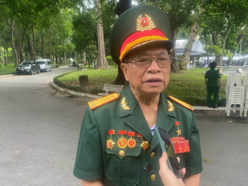 Hero of the People's Armed Forces Dang Trung Thanh - District 12 Veterans Association. Photo: Minh Quan