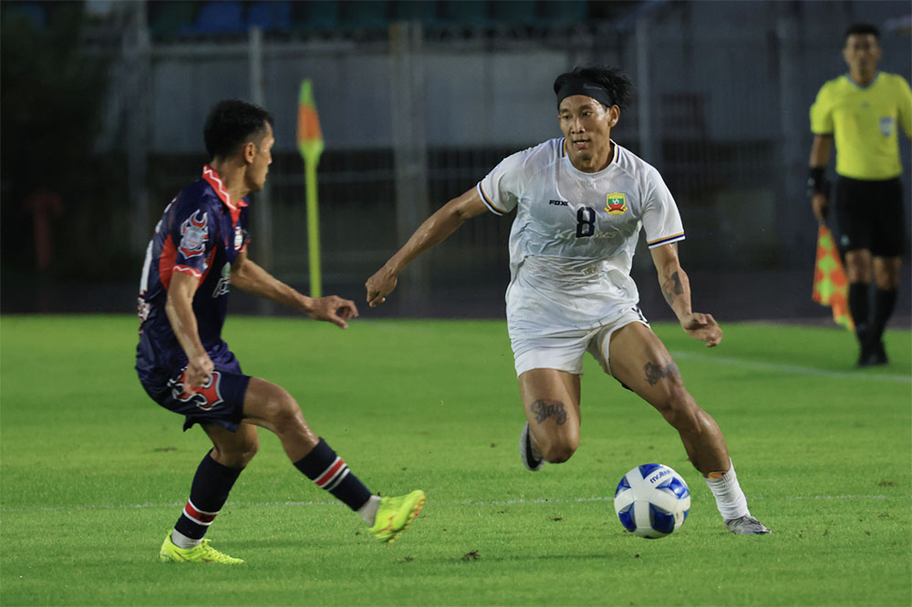 Shan United (white shirt) defeated opponents from Brunei to win the right to participate in the group stage of the 2024-2025 Southeast Asian Club Championship. Photo: AFF