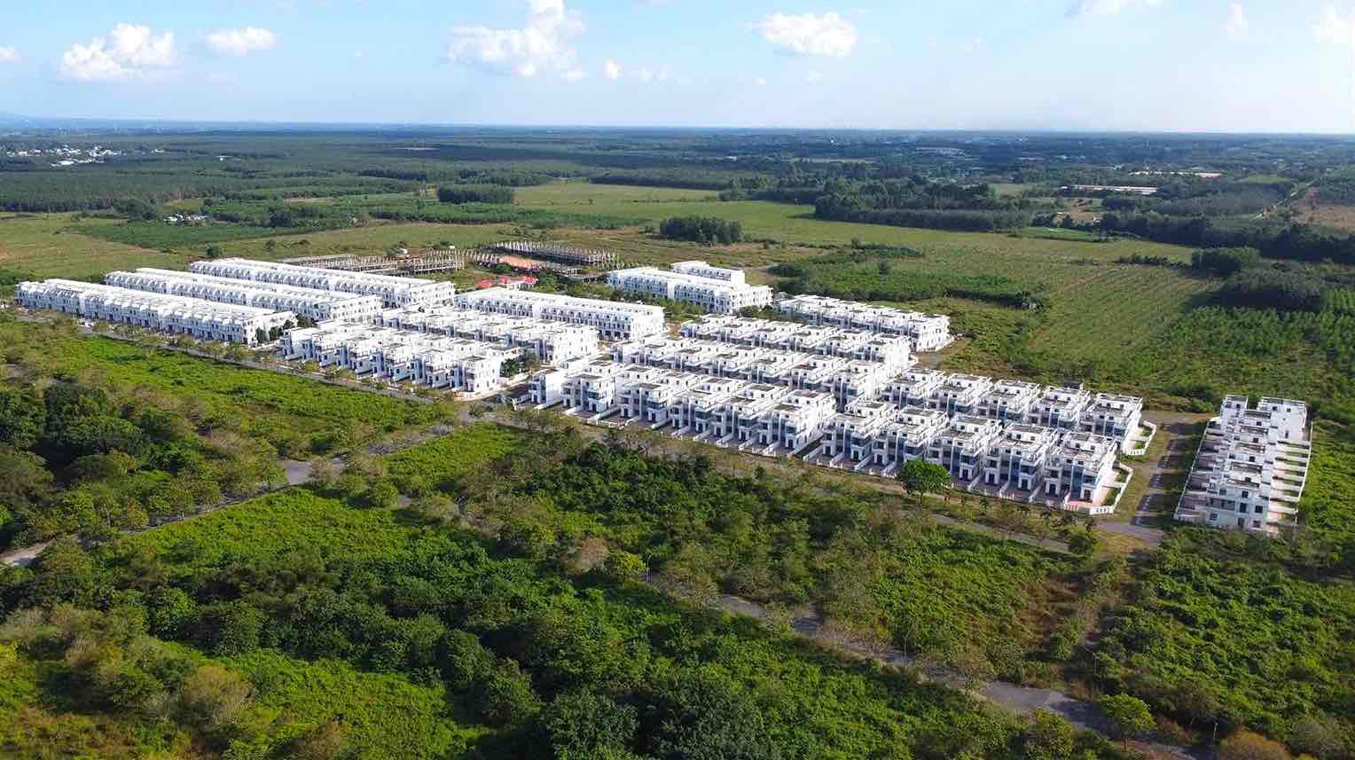 Dự án khu dân cư Tân Thịnh ở xã Đồi 61, huyện Trảng Bom do Công ty Cổ phần đầu tư LDG làm chủ đầu tư. Ảnh: HAC