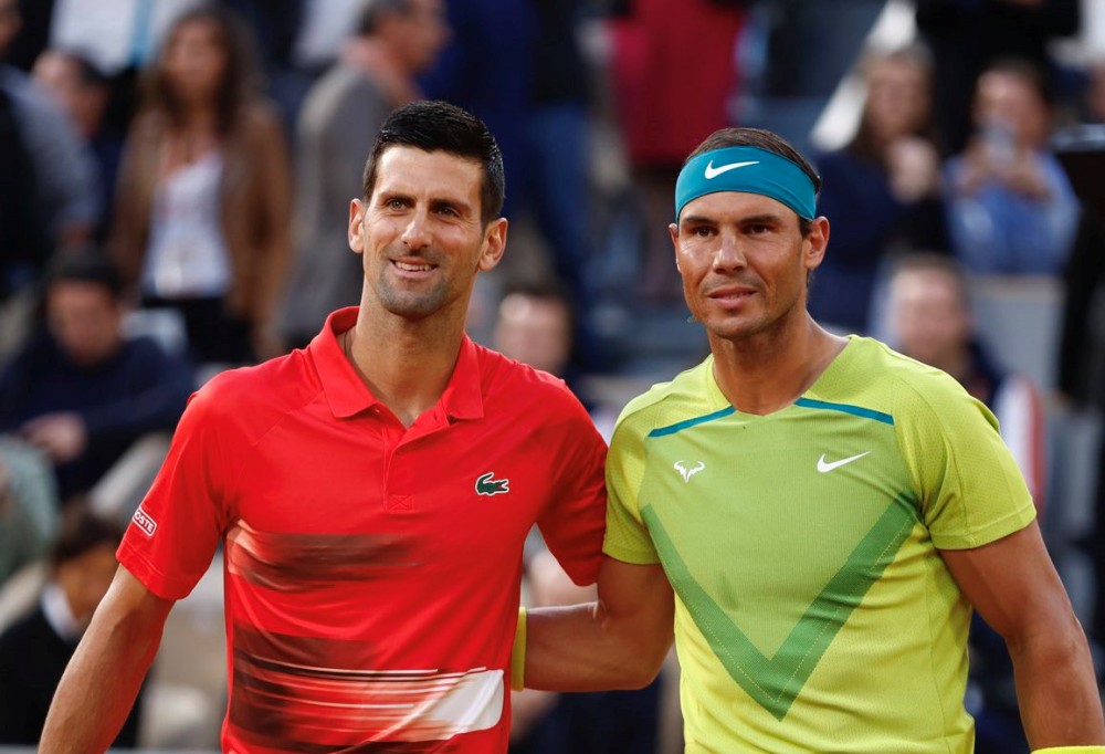 Novak Djokovic and Rafael Nadal could meet in the second round at the 2024 Olympics. Photo: Tennis Letter