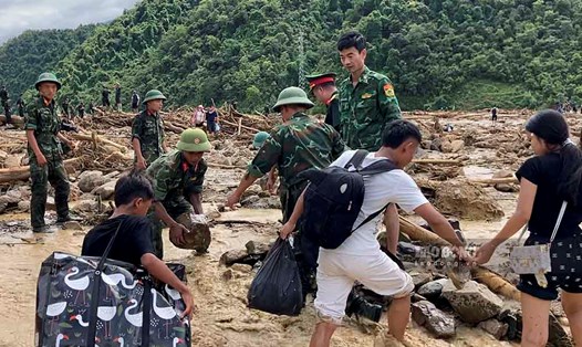 Trận lũ quét xảy ra tại xã Mường Pồn, huyện Điện Biên, tỉnh Điện Biên vào rạng sáng 25.7 đã gây thiệt hại gần 25 tỉ đồng. Ảnh: Quang Đạt