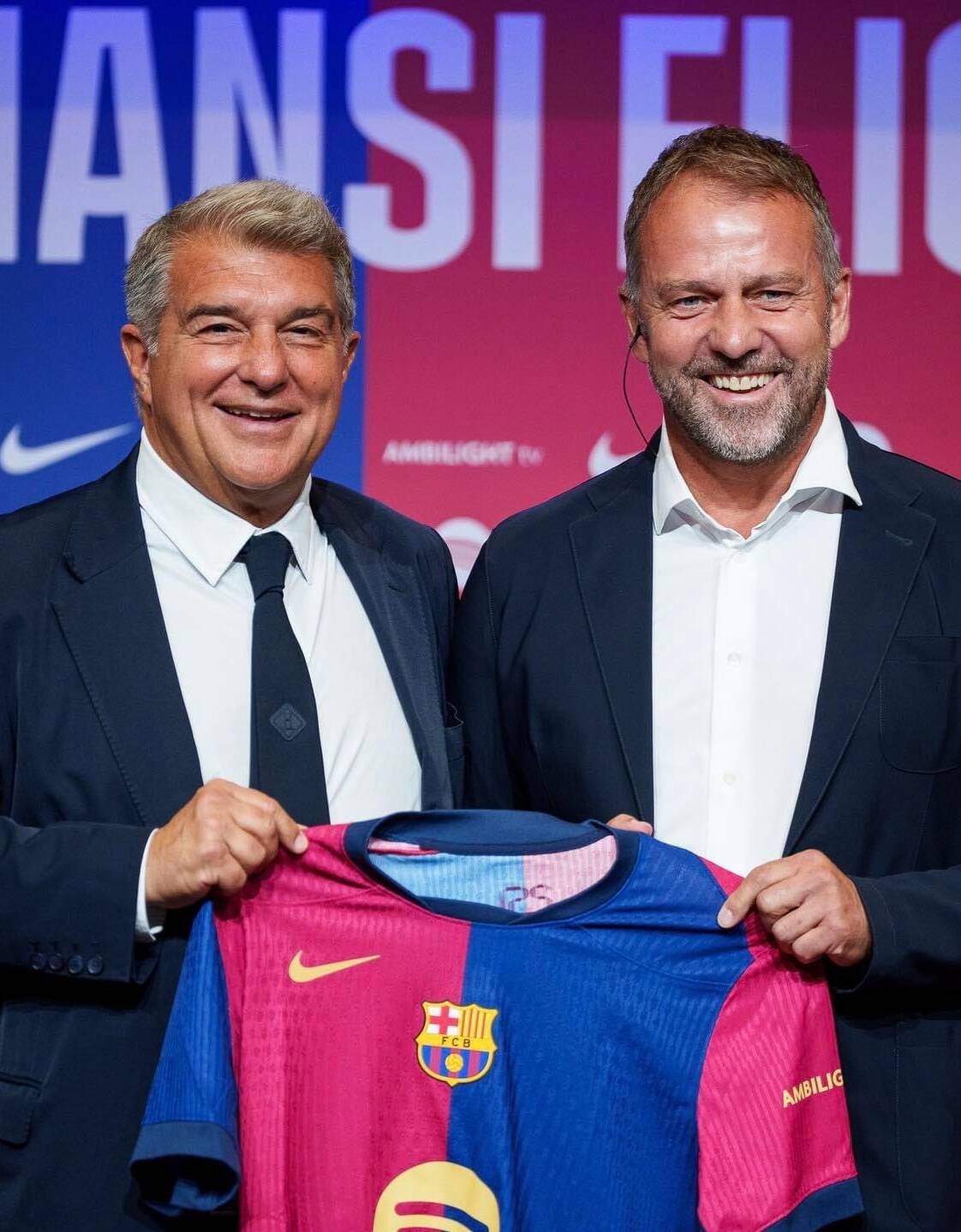 Hansi Flick makes his Barcelona debut as a coach. Photo: FC Barcelona