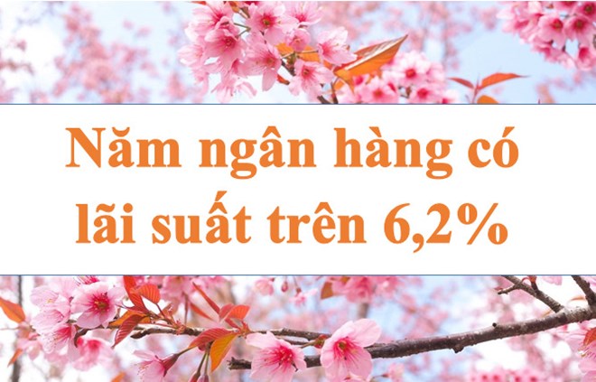 Lãi suất ngân hàng hôm nay 26.7: Năm ngân hàng trên 6,2%