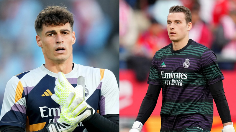 Kepa và Lunin đều chơi tại Real Madrid mùa trước. Ảnh: CLB Real Madrid