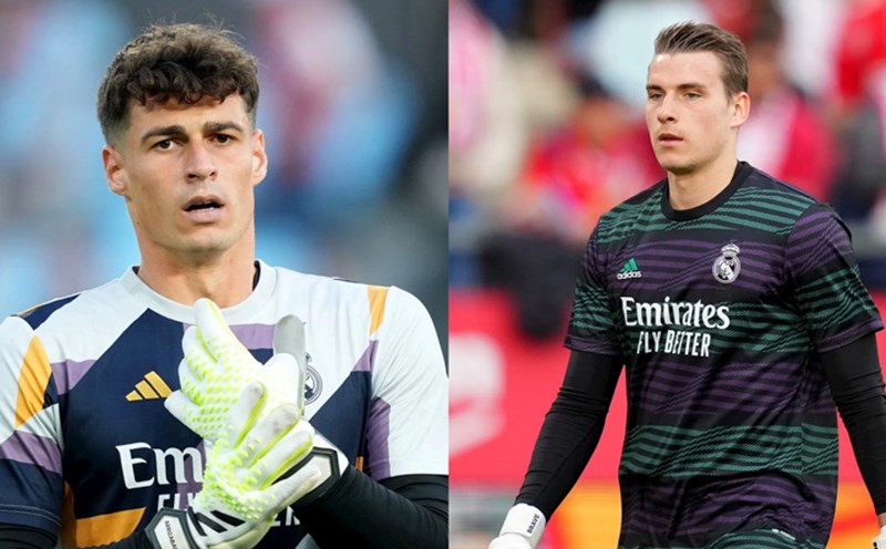 Kepa và Lunin đều chơi tại Real Madrid mùa trước. Ảnh: CLB Real Madrid
