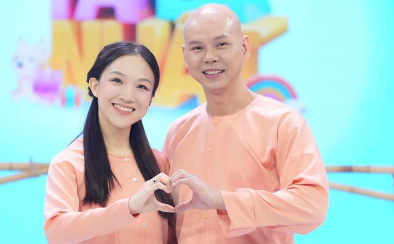 Phan Đinh Tùng và vợ kém 12 tuổi - Thái Ngọc Bích. Ảnh: Facebook nhân vật.