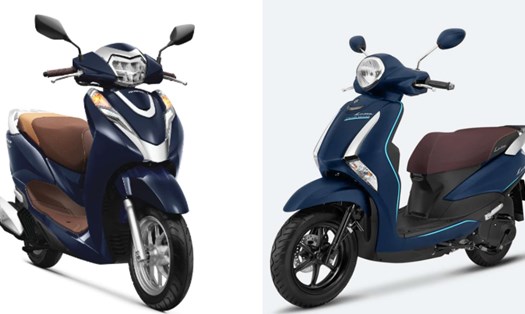 Hai mẫu xe tay ga cốp rộng. Đồ họa: Ngọc Diệp.