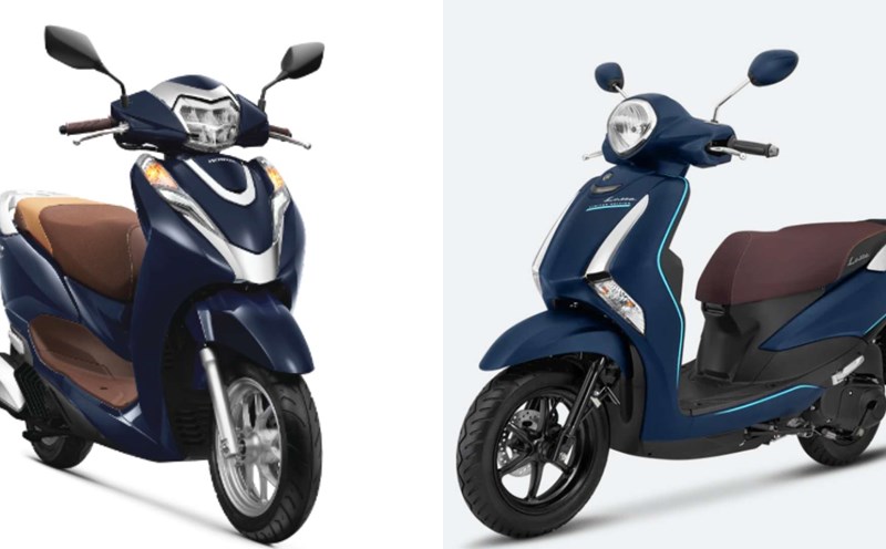 Hai mẫu xe tay ga cốp rộng. Đồ họa: Ngọc Diệp.