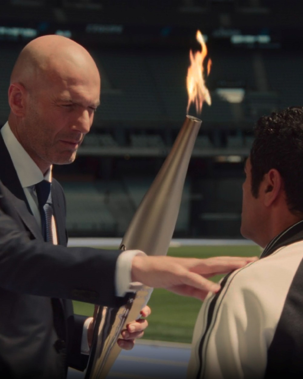 Đoạn clip với sự xuất hiện của Zidane. Ảnh: Paris 2024