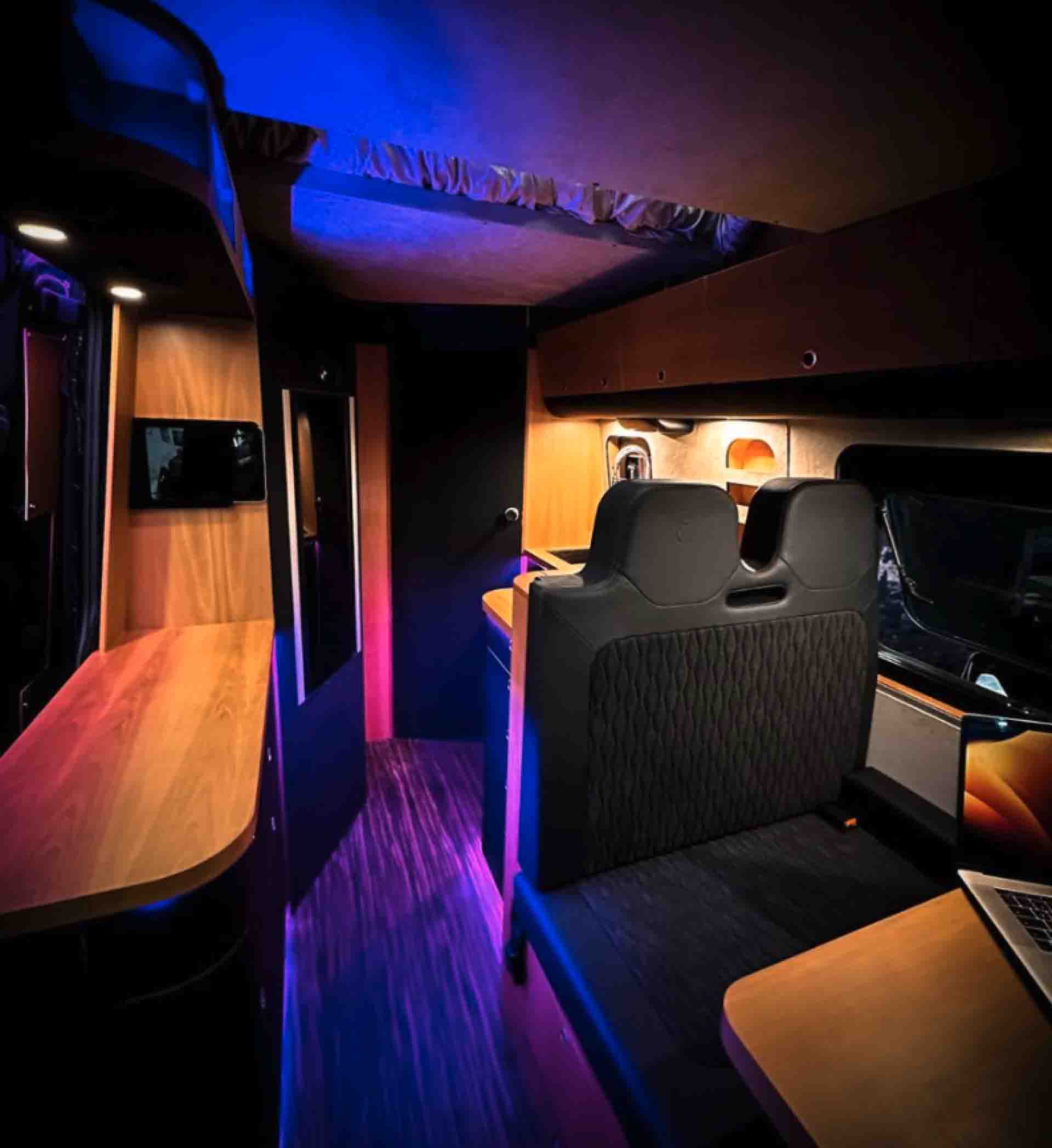 The space below has many compartments for storage. Photo: Smart Adventure