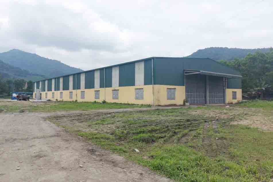 An abandoned project wastes land and invested assets in Dai Kim Industrial Park (Huong Son, Ha Tinh). Photo: Tran Tuan.